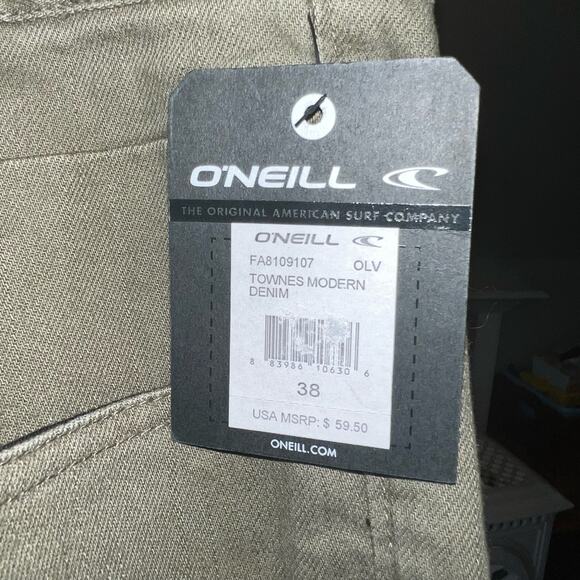 NWT O'neill Townes Modern Stretch Denim Pants size 38 Gray color jeans - Picture 8 of 9